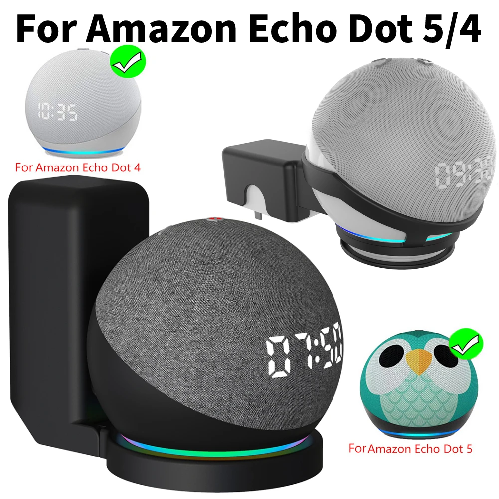 Amazon Speaker Echo Dot 5 - Support mural portable pour Amazon Alexa