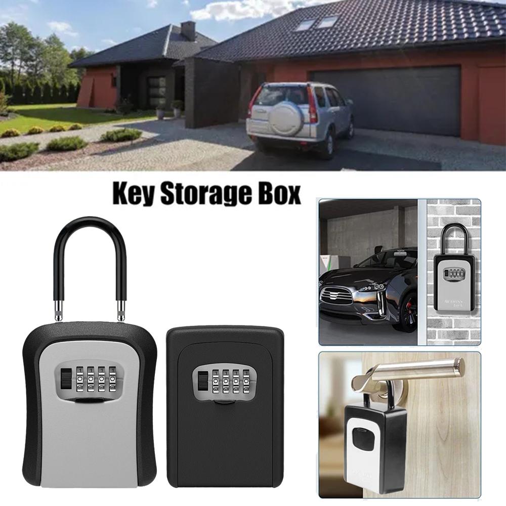 Lockbox Key Secure - Boîte de rangement murale pour clés,