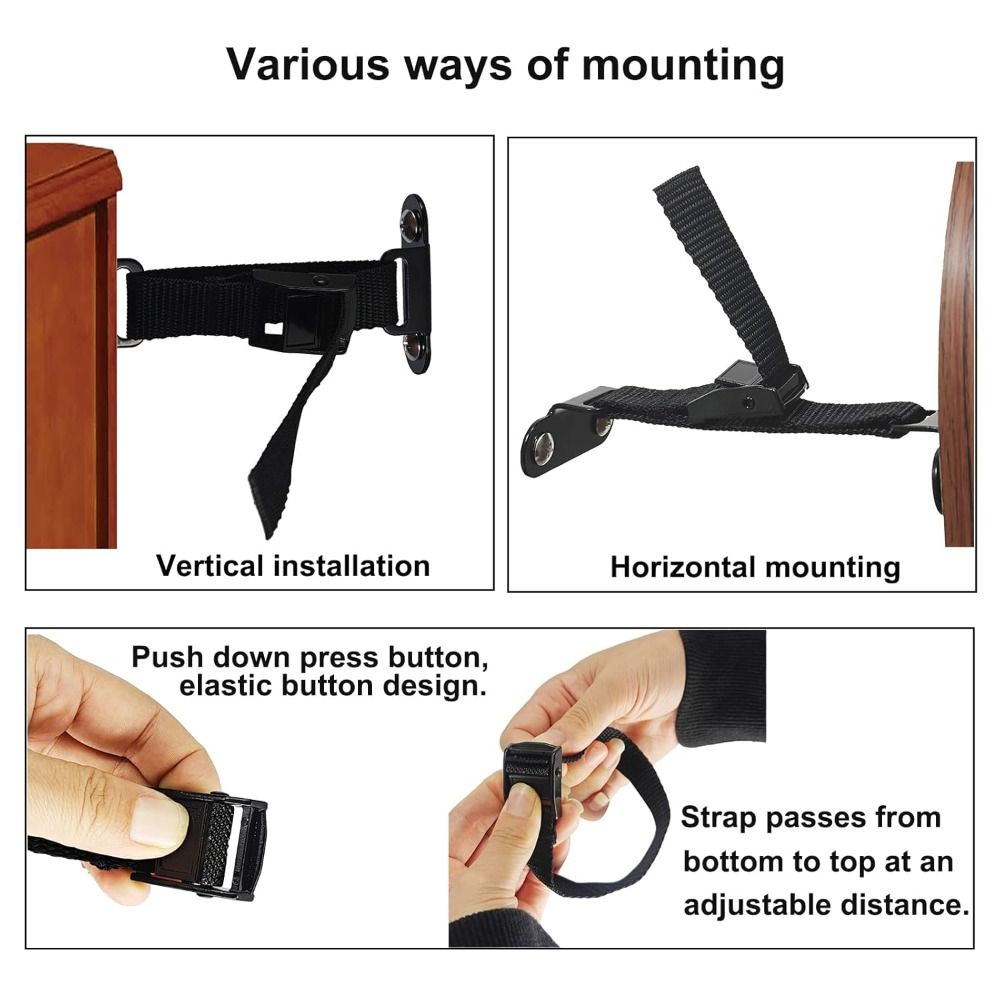 Ancres de sécurité pour meuble - Earthquake Anchor Strap avis et prix