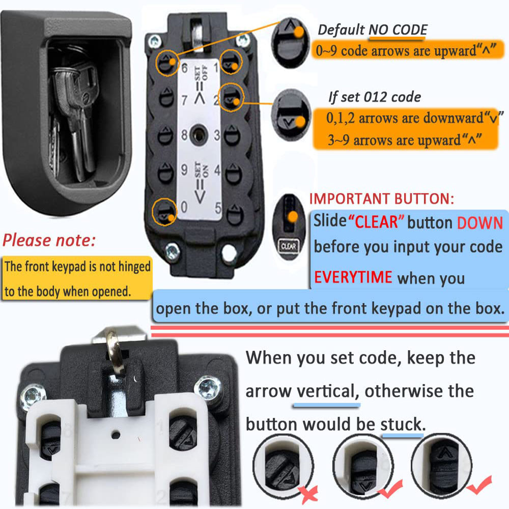 Boîte à clés murale avec serru - Lockbox Key Secure avis et prix
