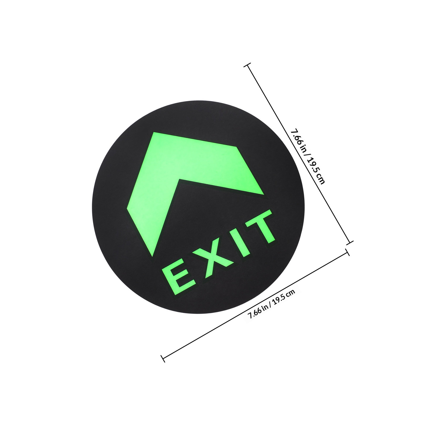 5 autocollants de sécurité lum - Emergency Exit Sign avis et prix