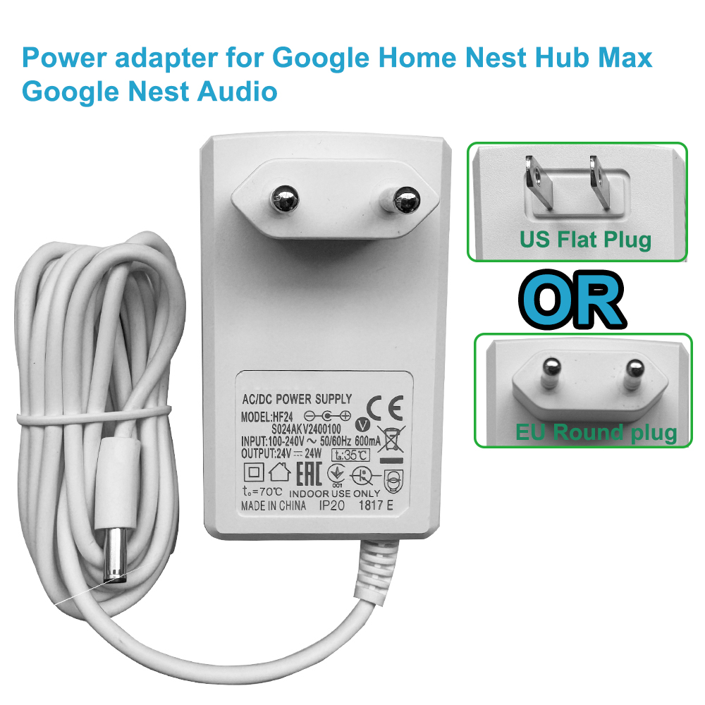 Adaptateur d'alimentation 24V  - Google Speaker Nest Hub avis et prix