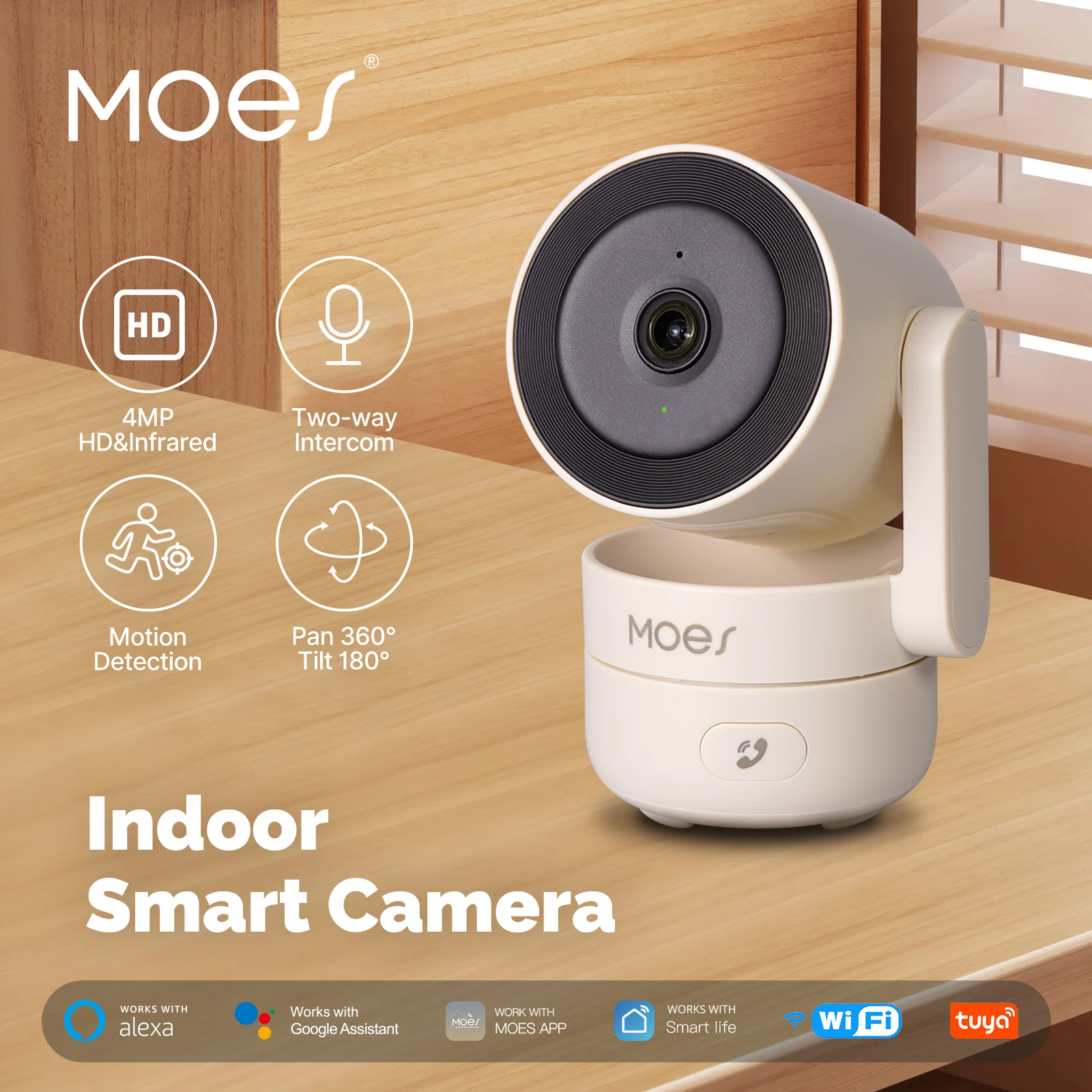 MOESTuya WiFi intérieur panora - Eufy Camera E220 avis et prix
