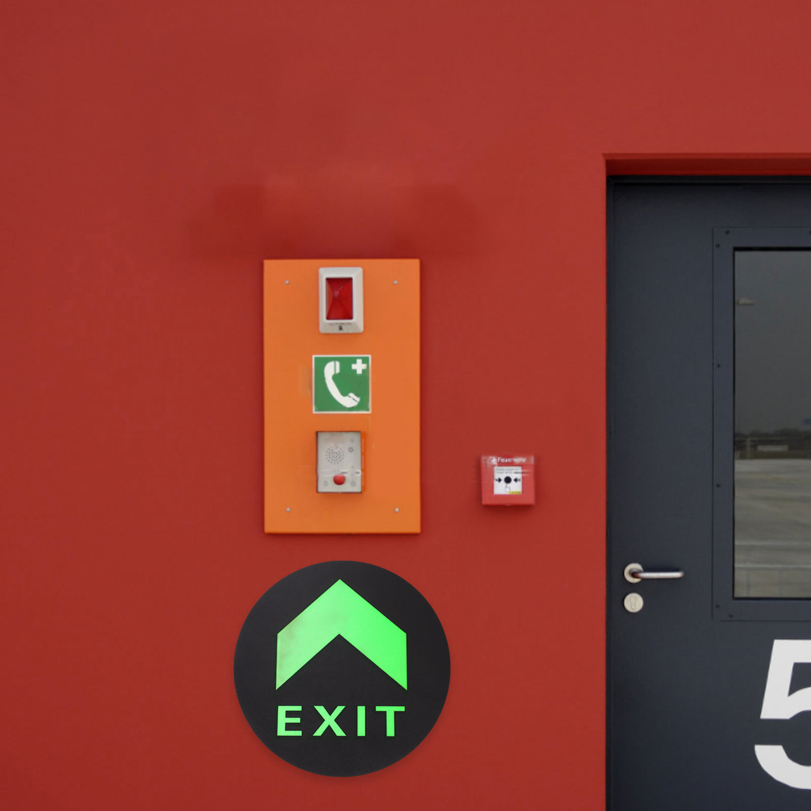 5 autocollants de signalisatio - Emergency Exit Sign avis et prix
