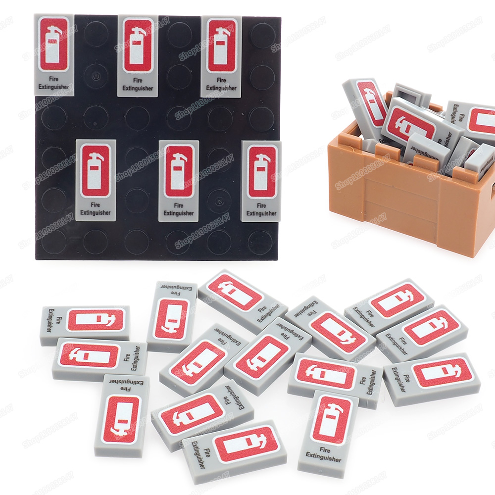 Extincteurs, carreaux imprimés - Fire Extinguisher Small avis et prix