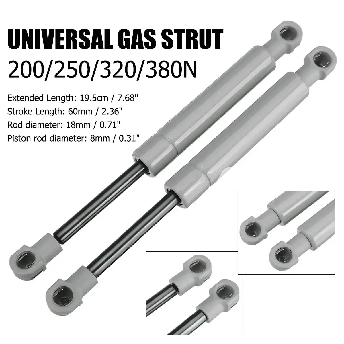 200-380N 195mm 8mm pour RV lit - Window Lock Bar avis et prix
