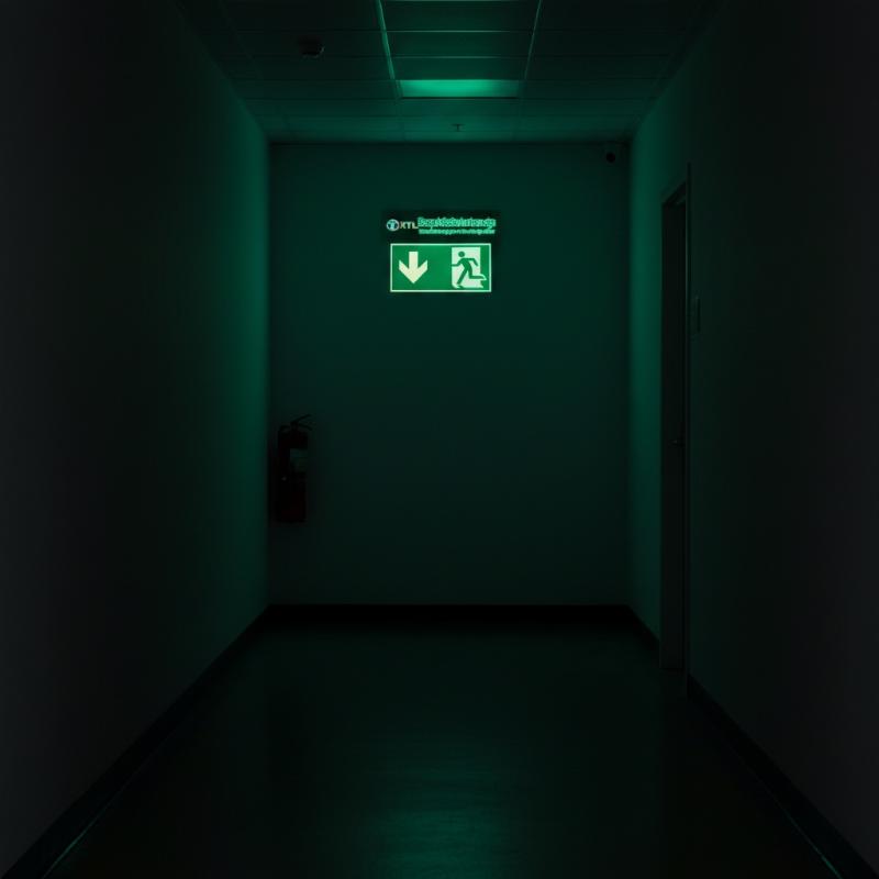 1 feuille d'autocollants lumin - Emergency Exit Sign avis et prix